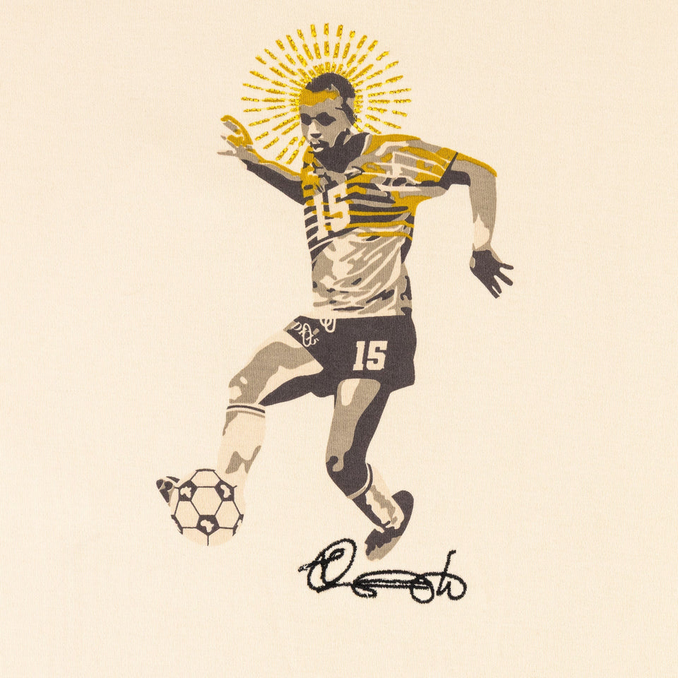 Doctor Khumalo Boxy Crew Tee-Ivory