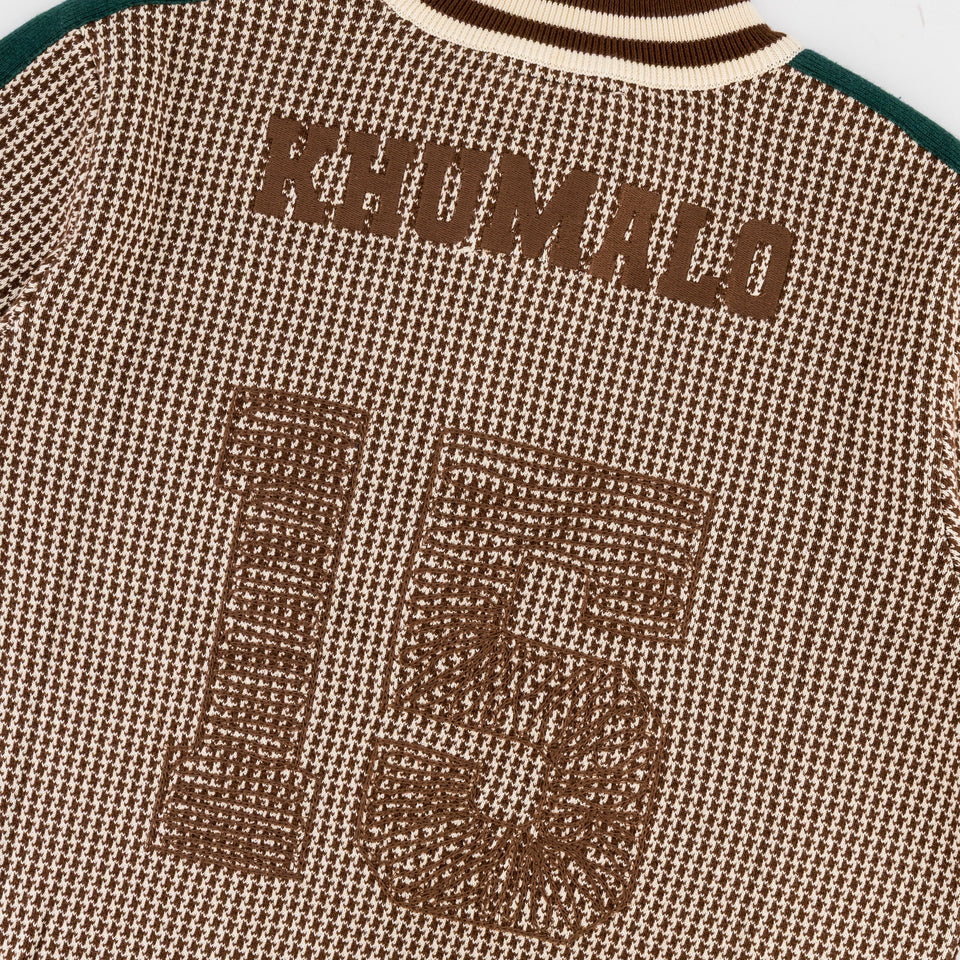 Doctor Khumalo Zip Through Knit Jersey-Ivory