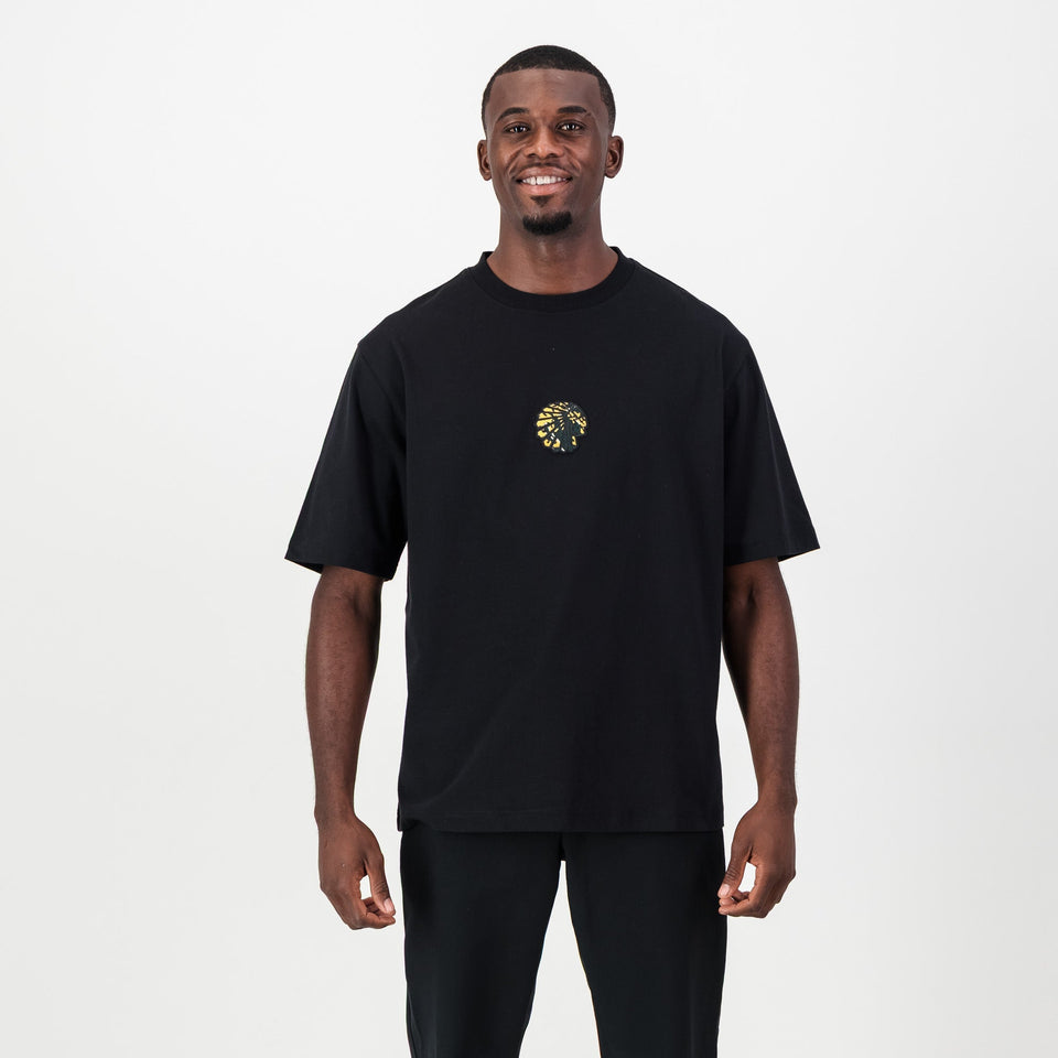 Kaizer Chiefs Pop Art Badge Boxy Tee- Black