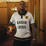 Kaizer Chiefs SS Knitted Jersey-Ivory