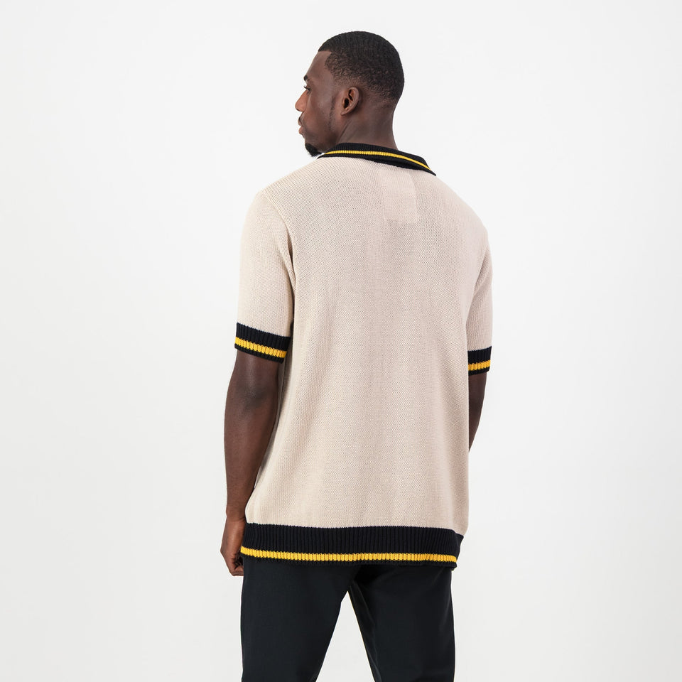 Kaizer Chiefs SS Knitted Jersey-Ivory