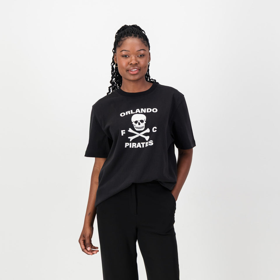 Orlando Pirates Graphic Regular Crew Tee-Black