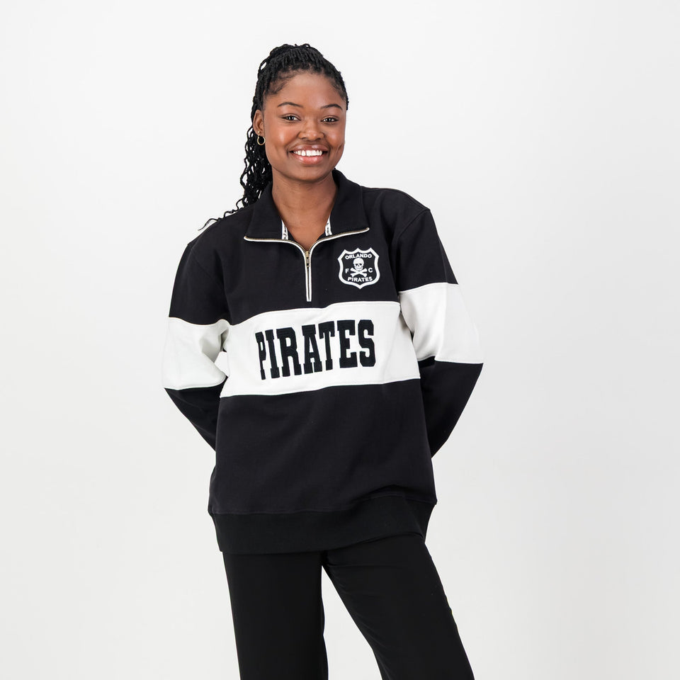 Orlando Pirates Quarter Zip Sweat-Black