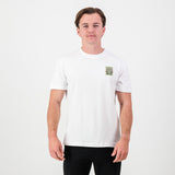 SA Supporters Stamp Reg Crew Tee-White