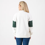 Springboks Classic Hoop Quarter Zip-Cloud Dancer