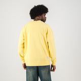 Springboks HS Middle Logo Crew Sweat - Sunshine