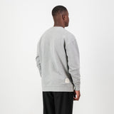 Springboks HS Small logo Crew Sweat - LT Grey Melange