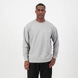 Springboks HS Small logo Crew Sweat - LT Grey Melange