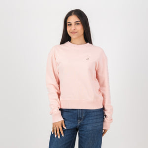 Springboks Metal Rivet Crew Sweat-Rose Quartz