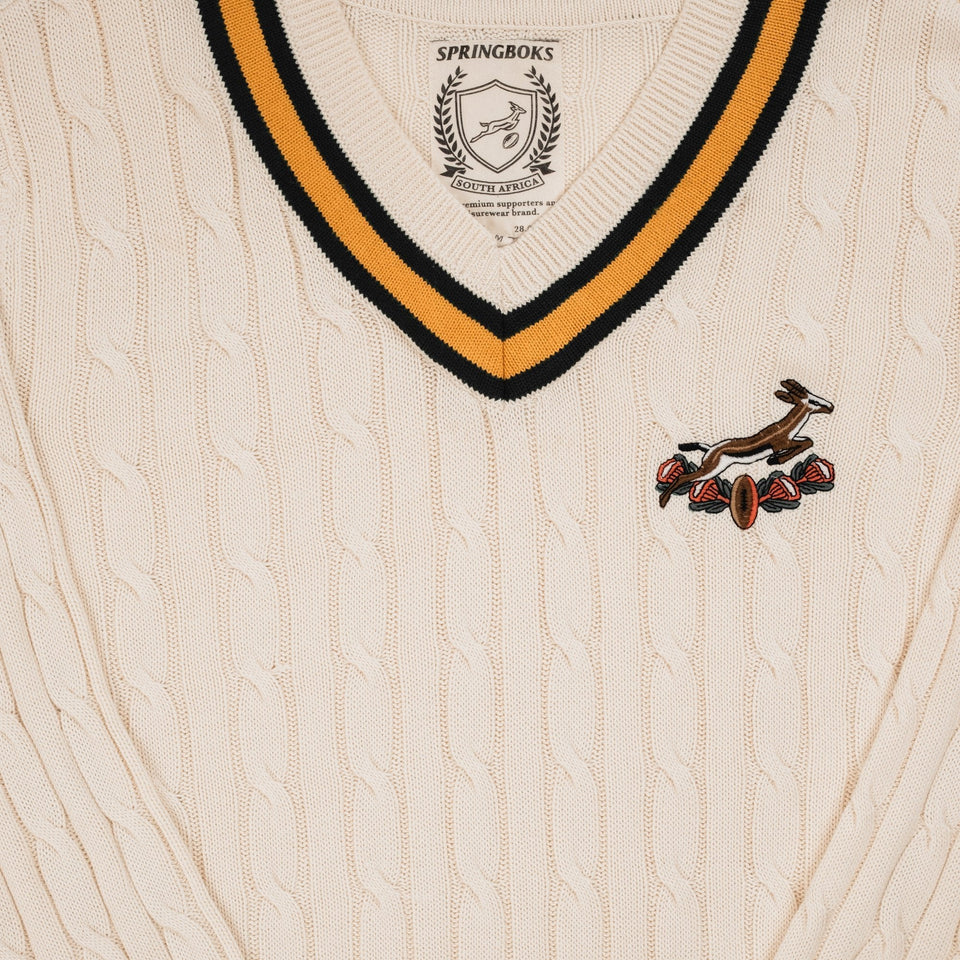 Springboks V-neck Knit - Ivory
