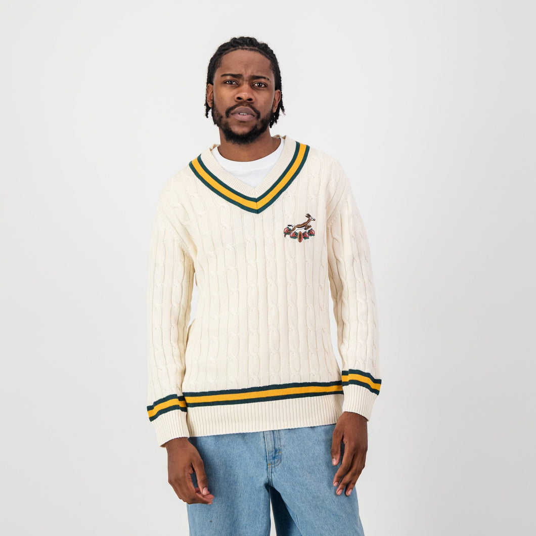 Springboks V-neck Knit - Ivory