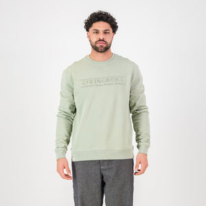 Springboks Word FGFG Crew Sweat-Desert Sage